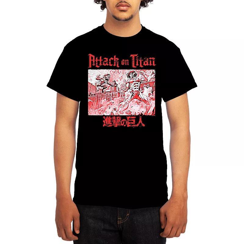 Mens Attack on Titan Tee, Boys Blue Product Image