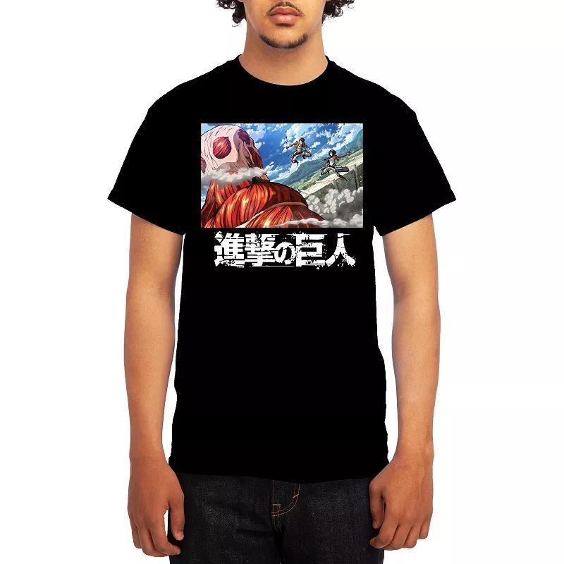 Mens Attack on Titan Tee, Boys Grey Product Image