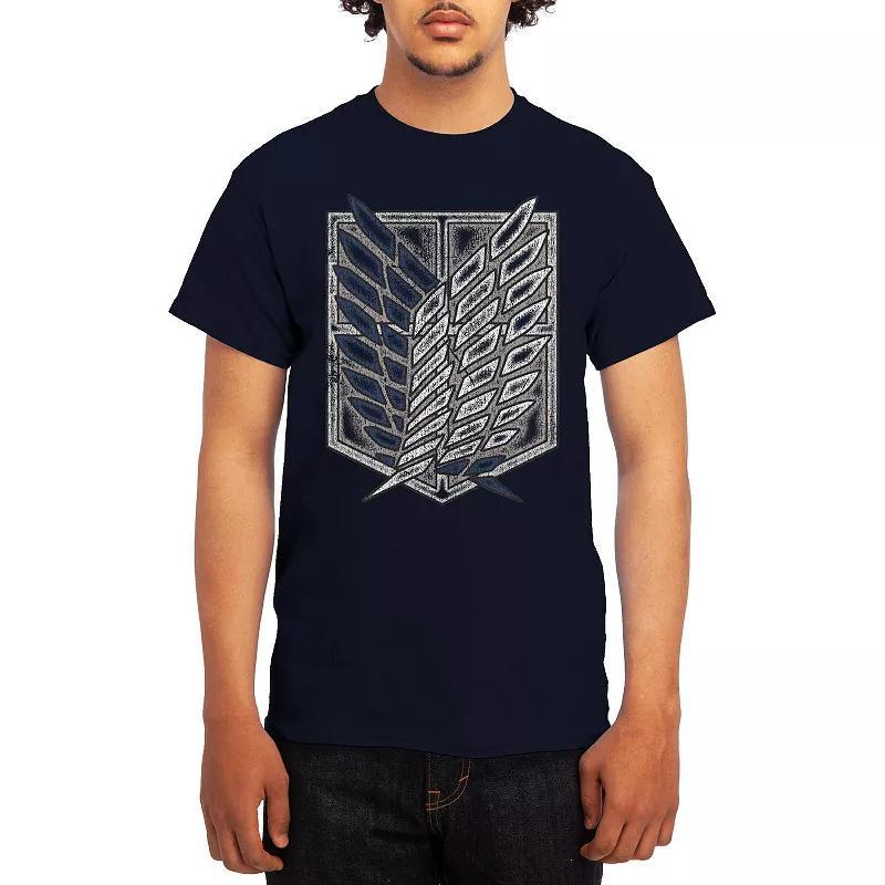 Mens Attack on Titan Tee Grey Kelly Product Image