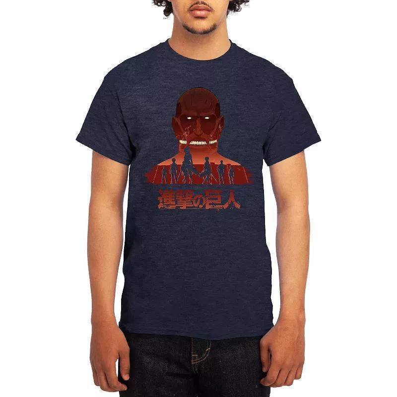 Mens Attack on Titan Tee Grey Kelly Product Image