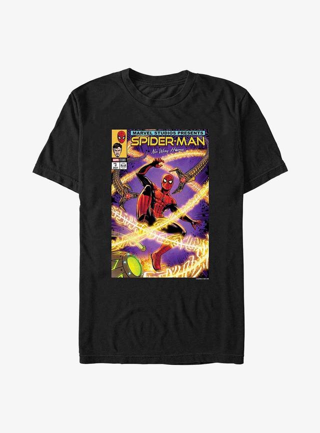 Marvel's Spider-Man Spidey Battle Comic Cover T-Shirt Product Image