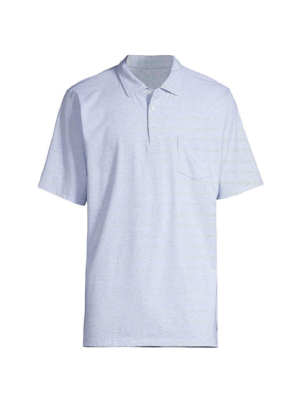 Mens Vin Micro Stripe Pocket Polo Shirt Product Image