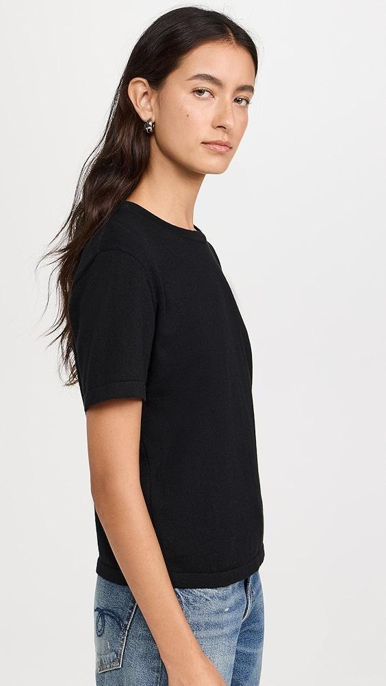 RAILS Cotton Cashmere Short Sleeve Crew Tee | Shopbop Product Image