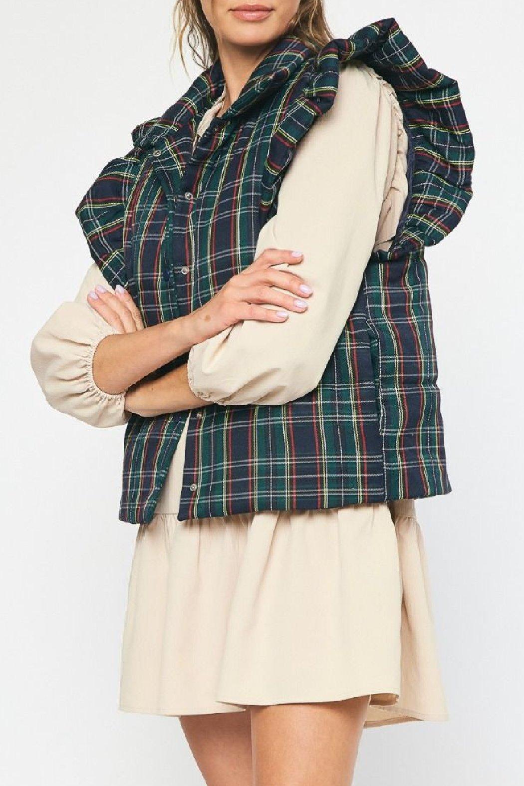 Plaid Vest Product Image