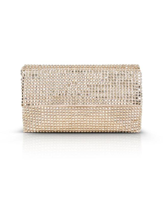 Jewel Badgley Mischka Womans Maria Fully Crystal Envelope Clutch Product Image