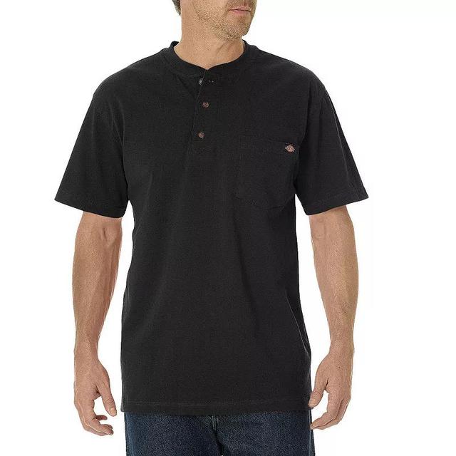 Mens Dickies Heavyweight Short Sleeve Henley Product Image