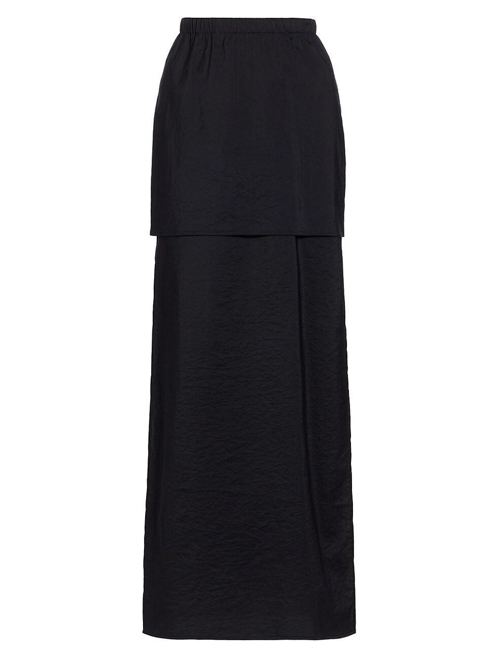 Womens Double Layer Split Skirt Product Image