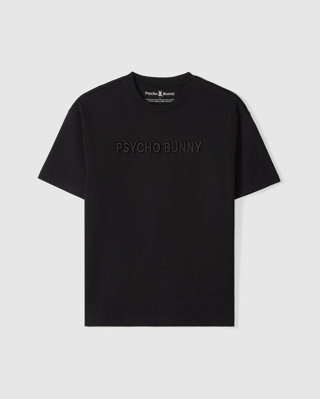 Psycho Bunny Men's Windcrest Heavy Weight Tee 001 BLACK Product Image