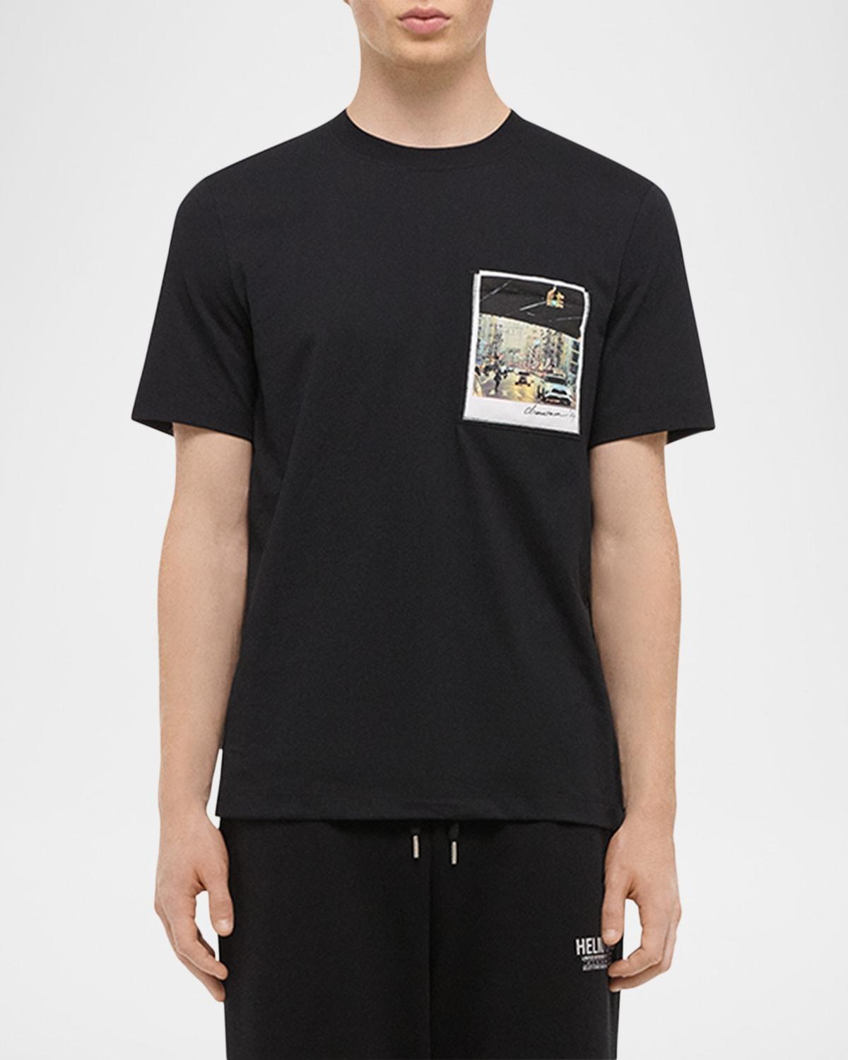 Mens Postcard Patch T-Shirt Product Image