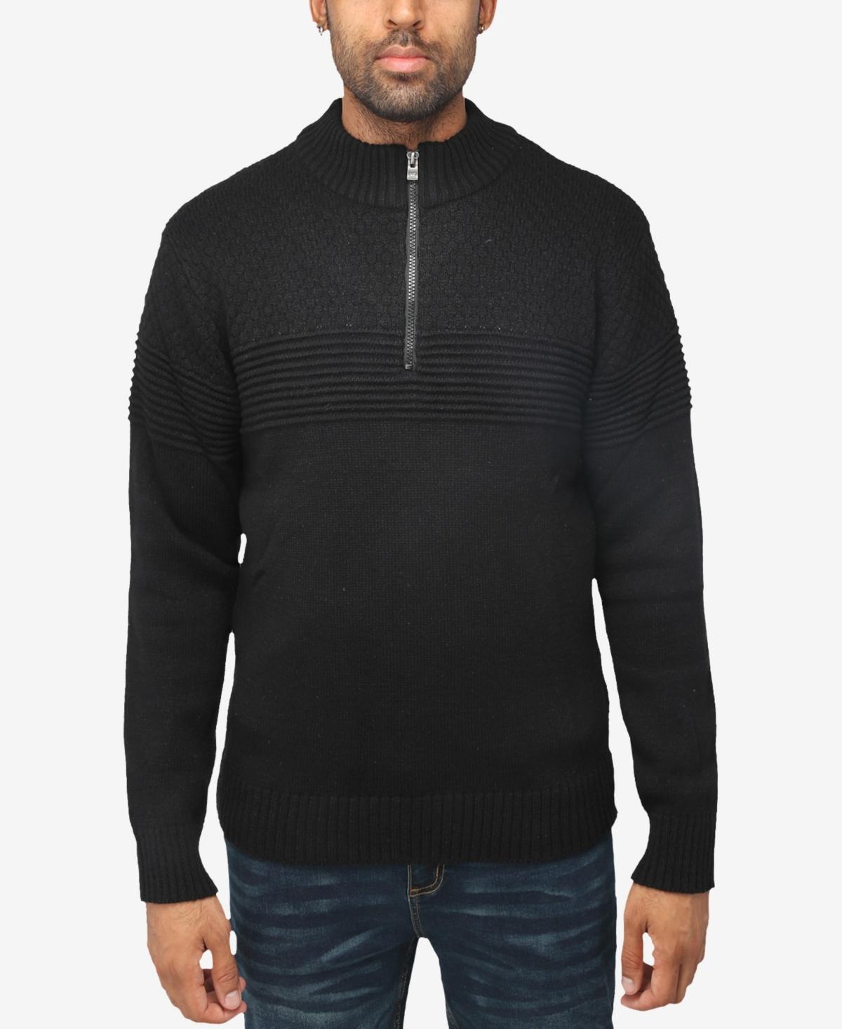 X Ray Mens Quarter Zip Up Pullover - Blue Product Image