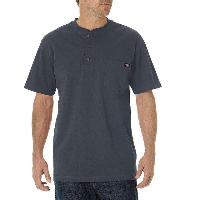 Big & Tall Dickies Heavyweight Henley, Mens Grey Product Image