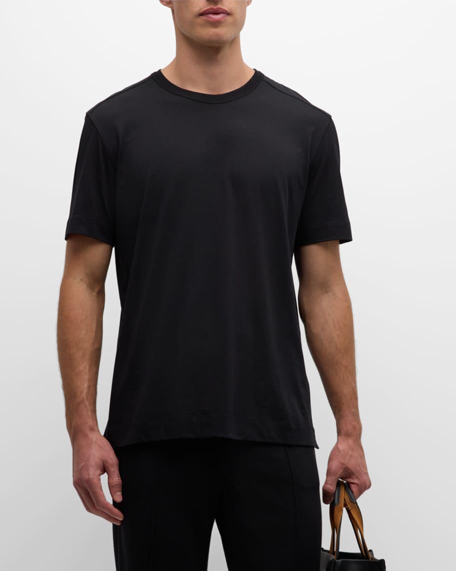 Men's Pure Cotton Crewneck T-Shirt Product Image