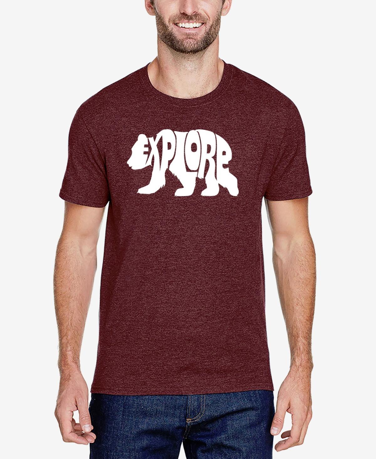 La Pop Art Explore - Mens Premium Blend Word Art T-Shirt Product Image