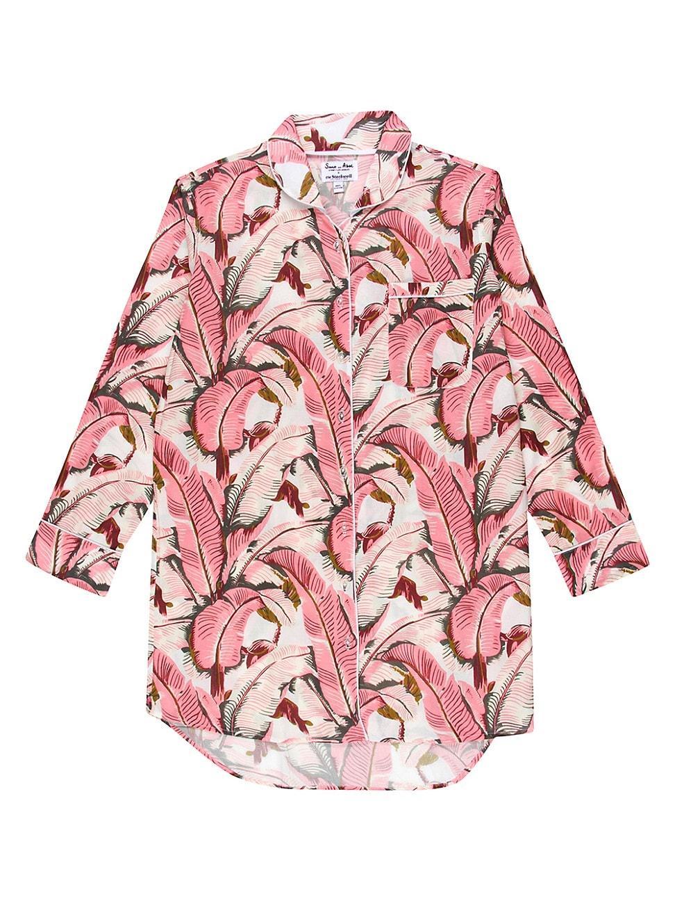 Womens Martinique Banana Leaf Night Shirt Product Image