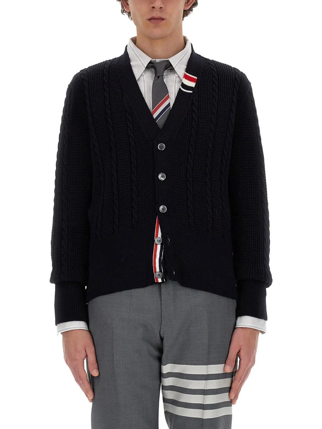 Wool Cardigan In Blue product image