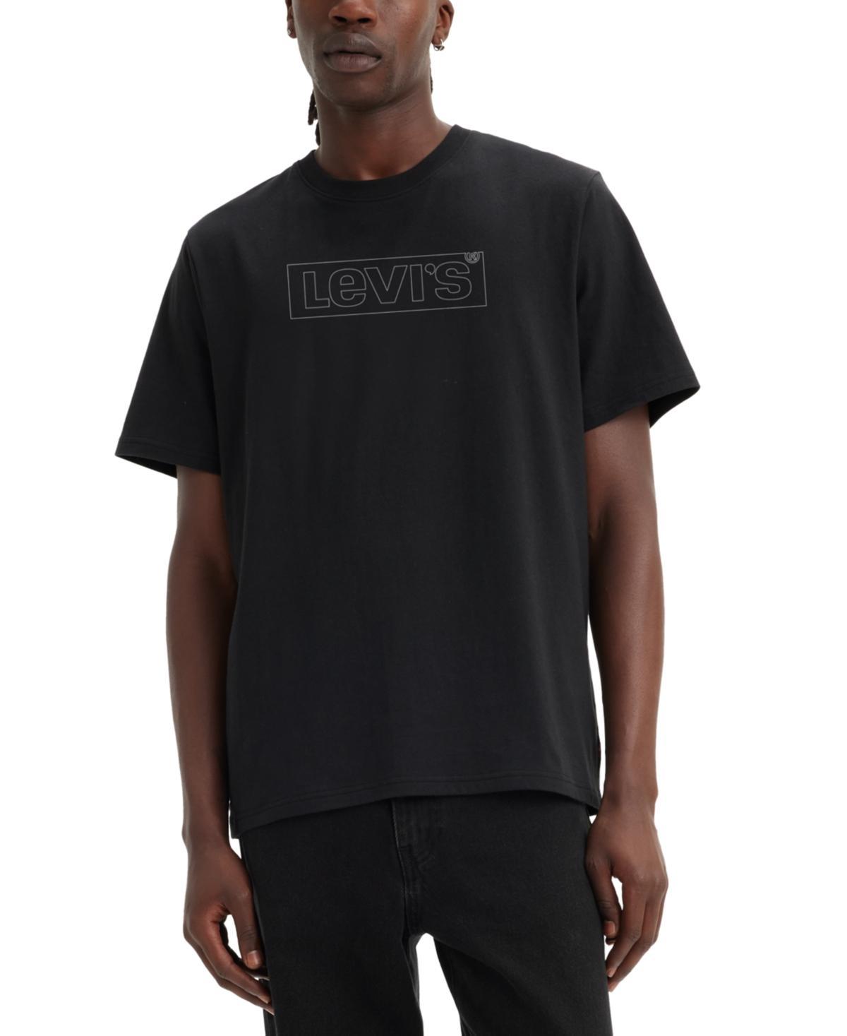 Levis Mens Relaxed Fit Short Sleeve Crewneck Logo Graphic T-Shirt Product Image