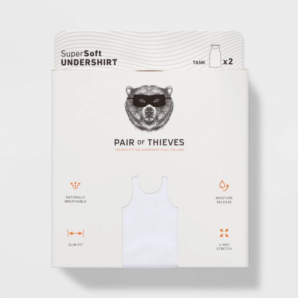 Pair of Thieves Men's Tank Undershirt 2pk Product Image