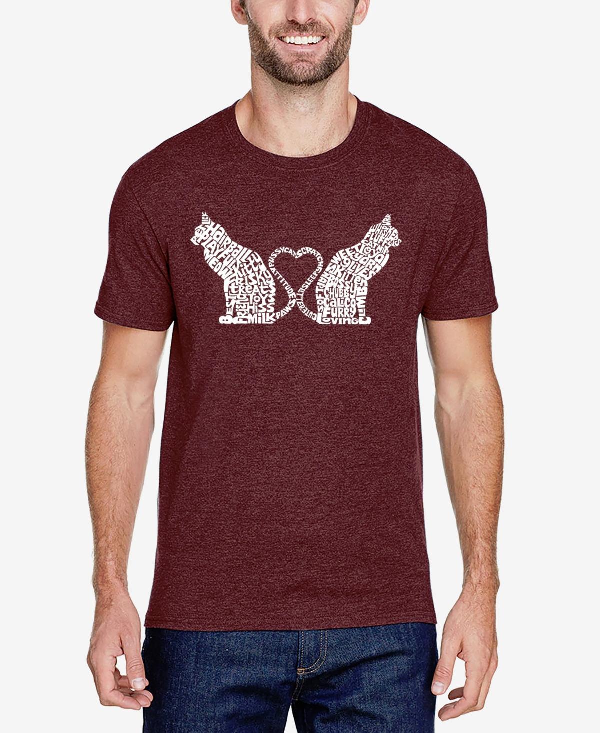 La Pop Art Mens Premium Blend Word Art Butterfly T-shirt Product Image