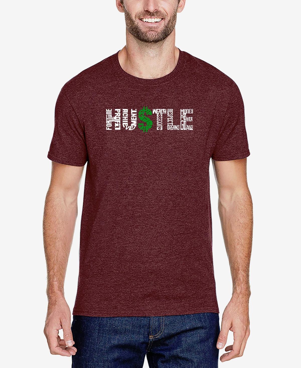 Mens Premium Blend Word Art Hustle T-shirt Product Image