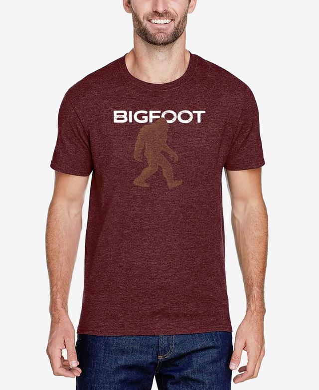 La Pop Art Mens Bigfoot Premium Blend Word Art T-shirt Product Image