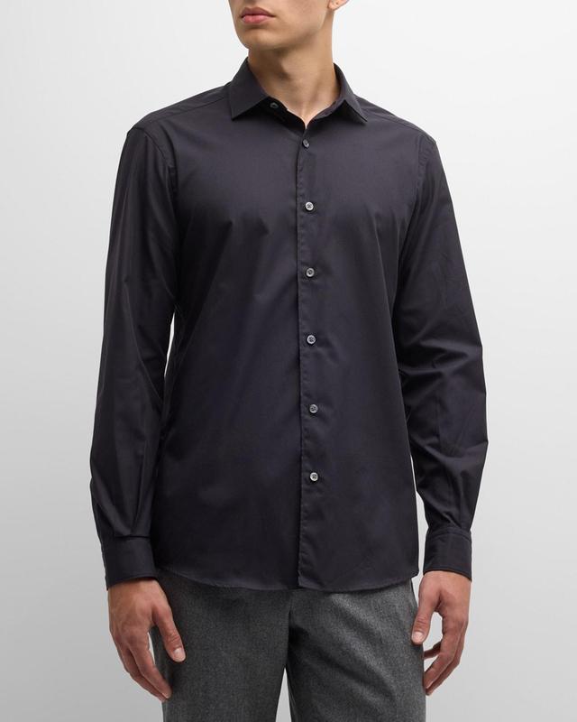 Mens Premium Cotton Sport Shirt Product Image