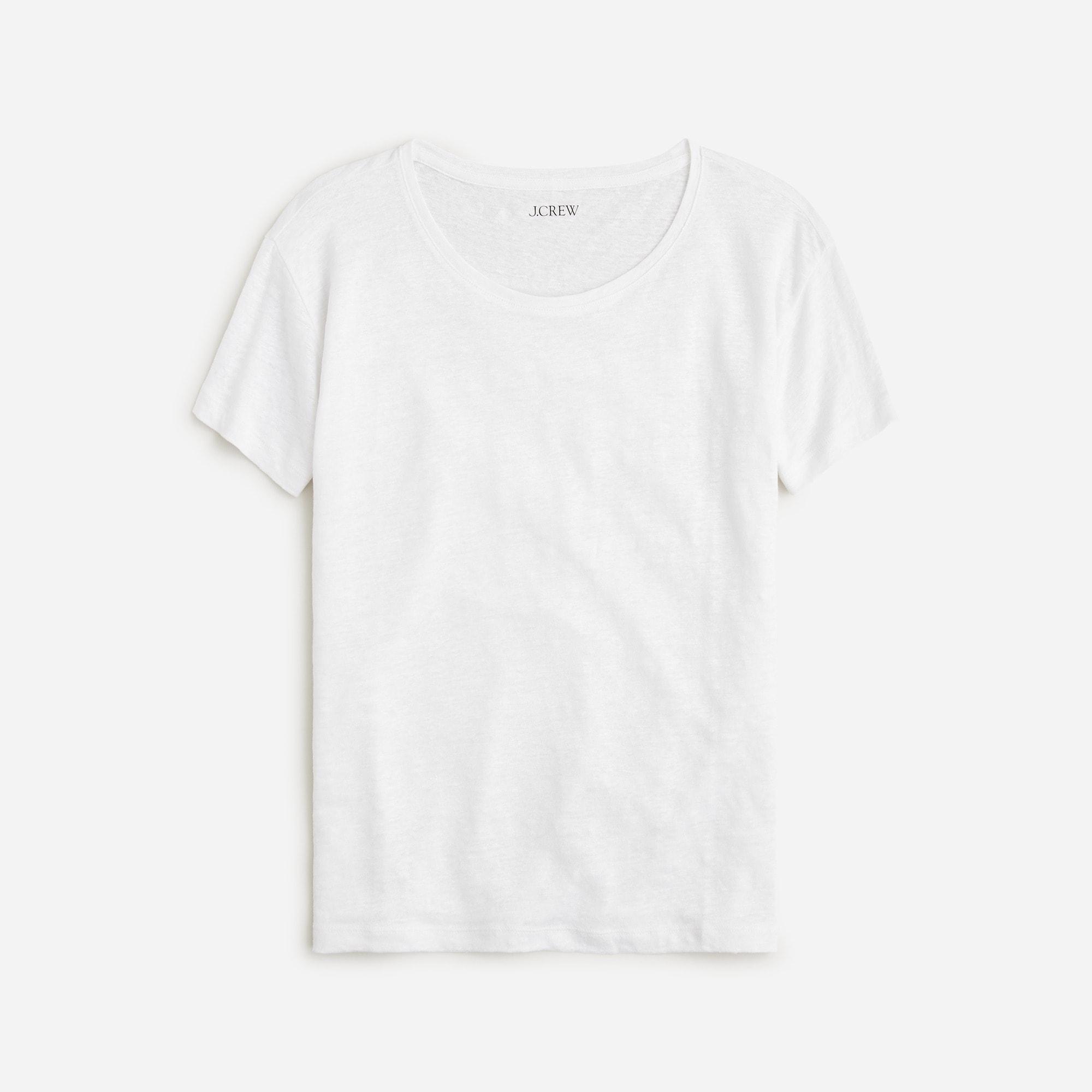 Relaxed linen T-shirt Product Image