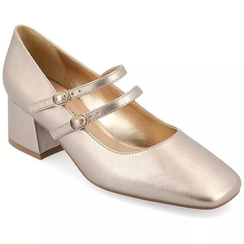 Journee Collection Nally Womens Tru Comfort Foam Faux Leather Mary Jane Pumps Product Image