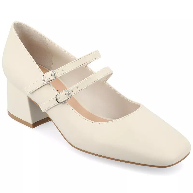 Journee Collection Nally Womens Tru Comfort Foam Faux Leather Mary Jane Pumps Product Image