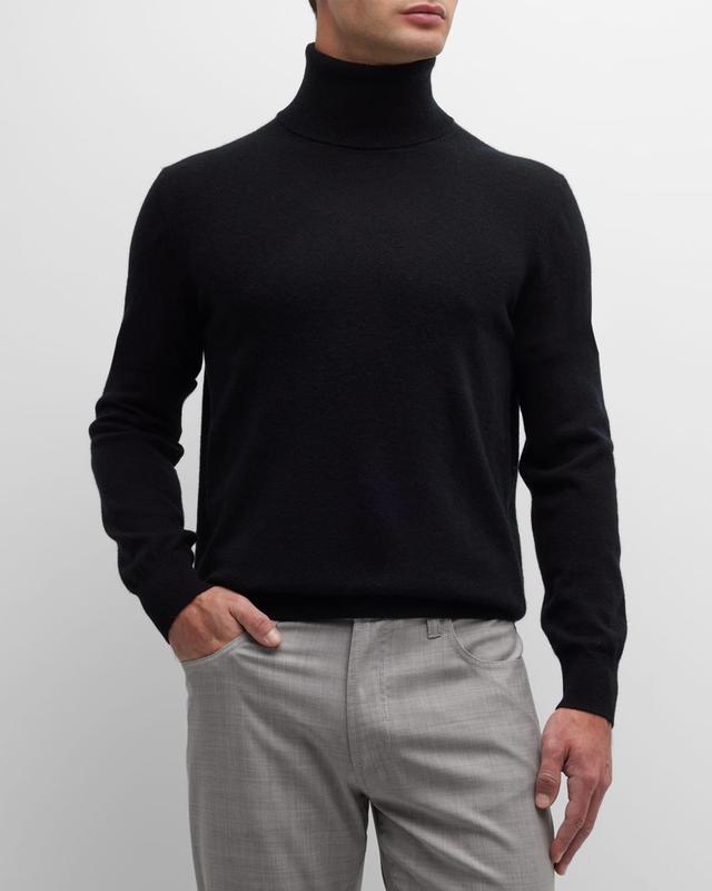 Mens Cashmere Turtleneck Sweater Product Image