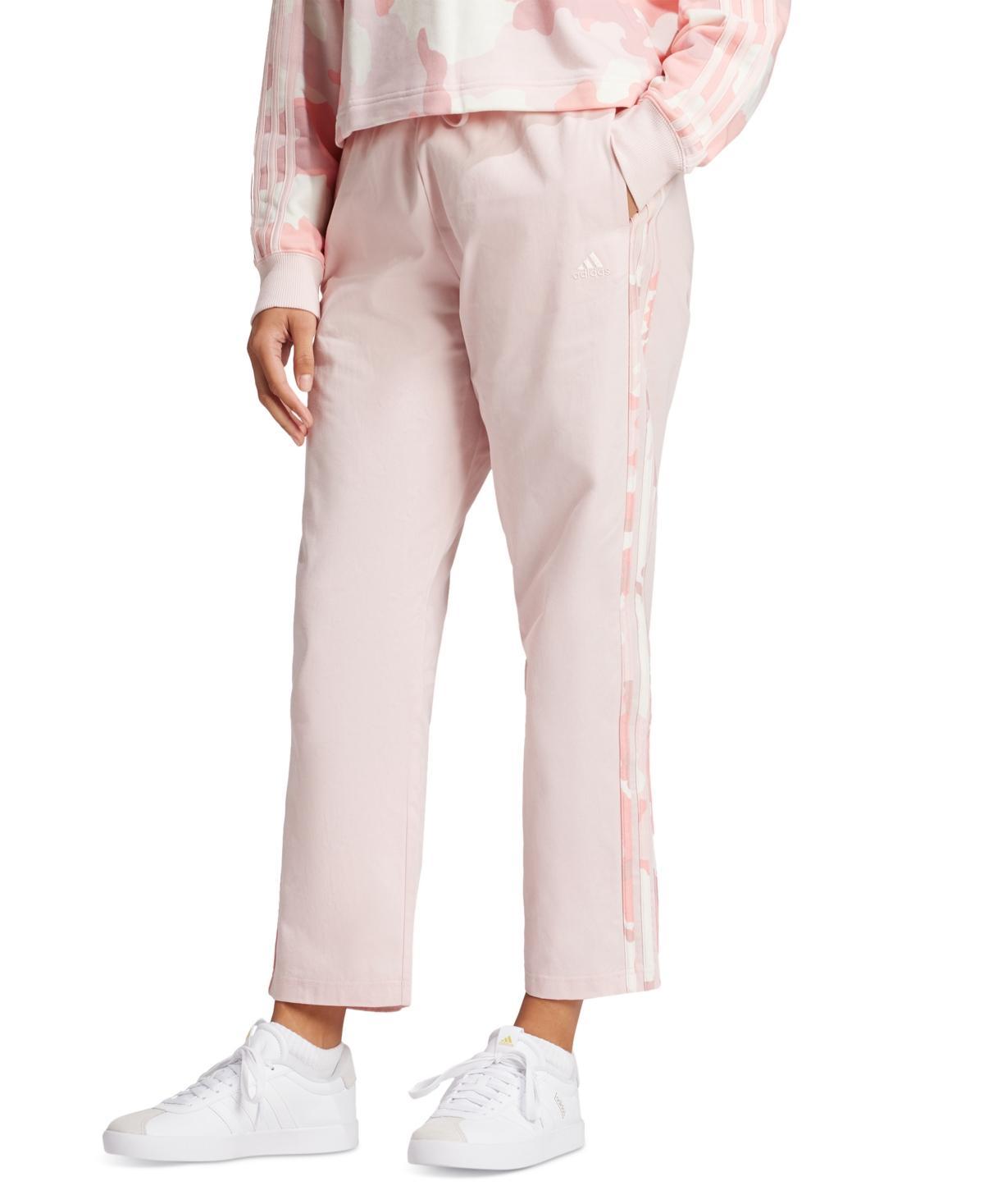 adidas Womens Cotton Camo 3-Stripes Pants Product Image