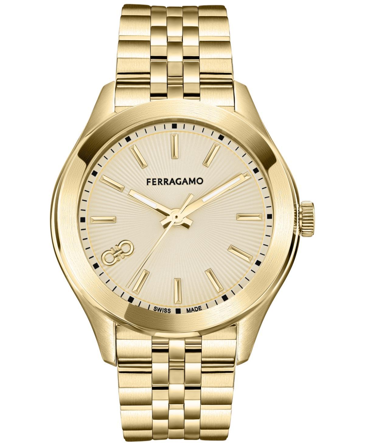 Mens Unisex Ferragamo Classic Goldtone Stainless Steel Watch/38MM Product Image