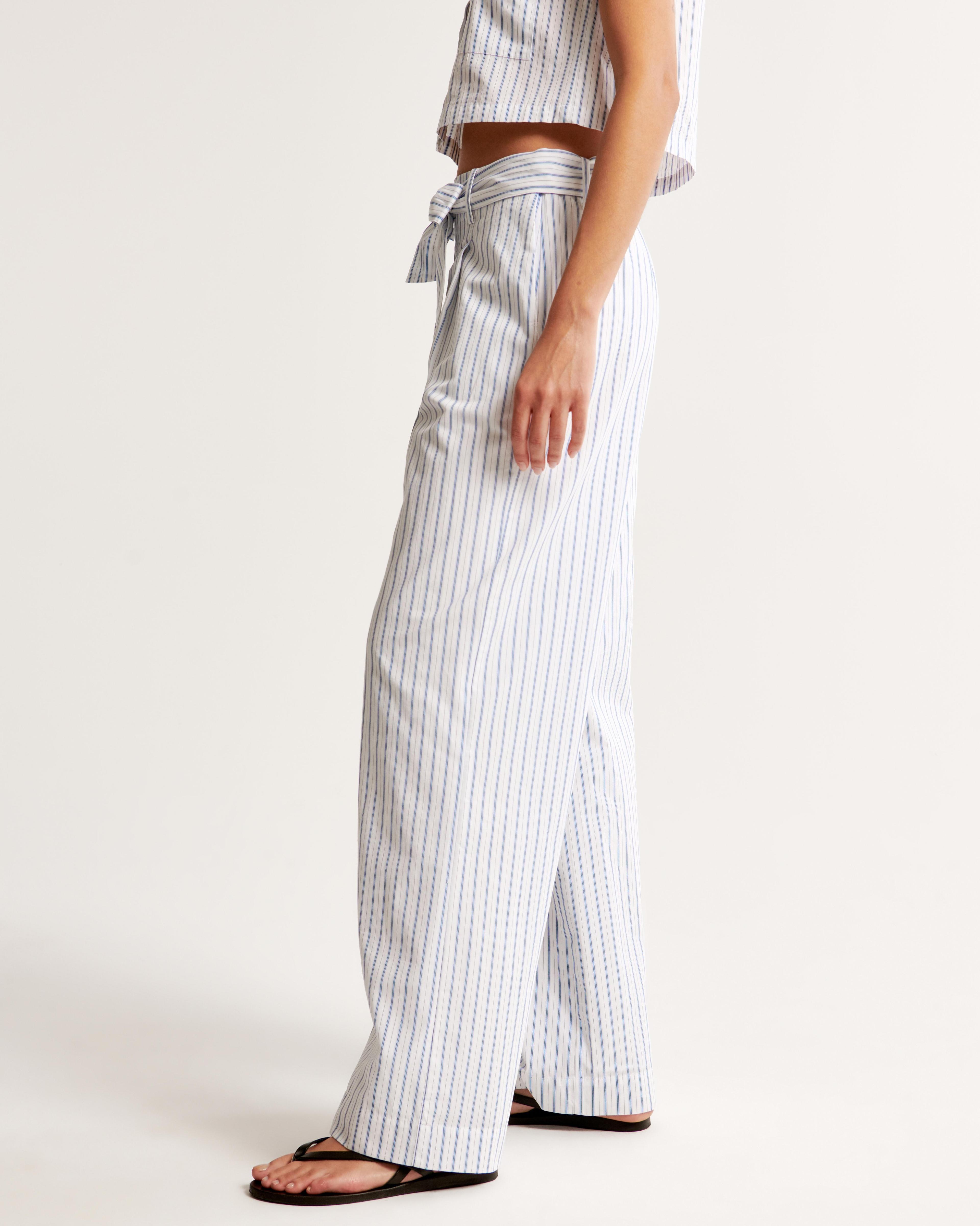 Poplin Wide Leg Pant Product Image