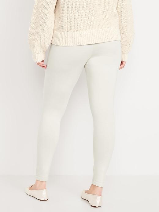 High-Waisted Fleece-Lined Leggings Product Image