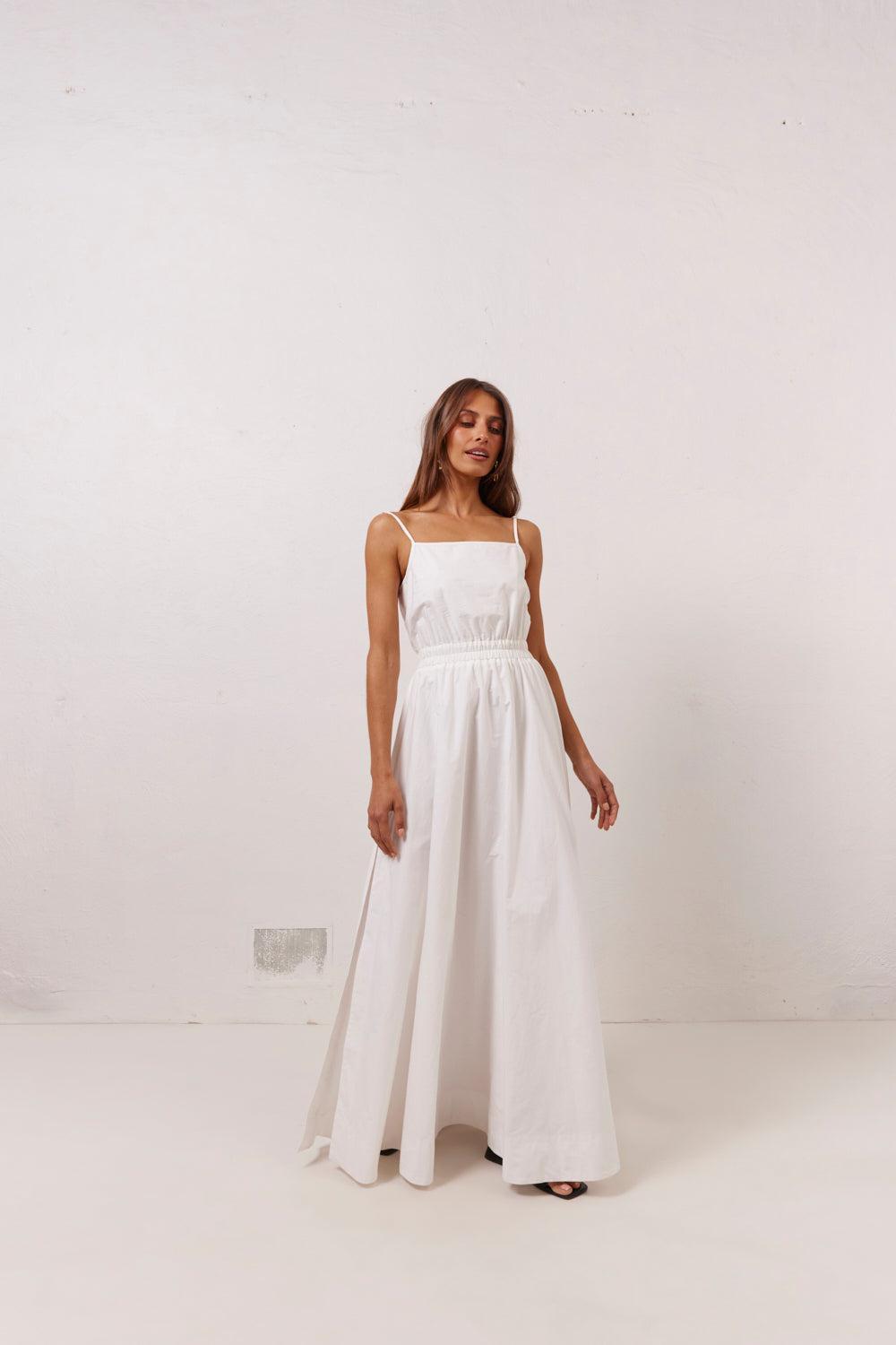 Lou Maxi Dress White Product Image