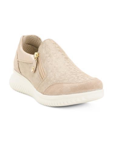 Suede Slip On Sneakers for Women | Man-Made Sole/Suede Product Image