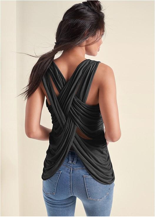 Crisscross Detail Top Product Image