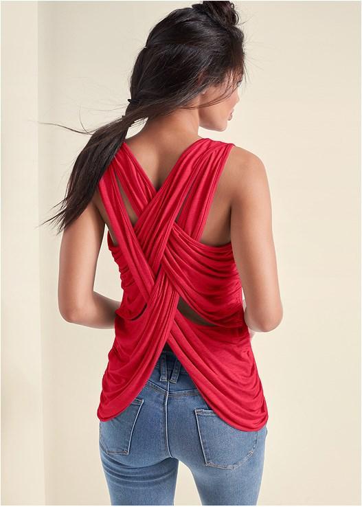 Crisscross Detail Top Product Image