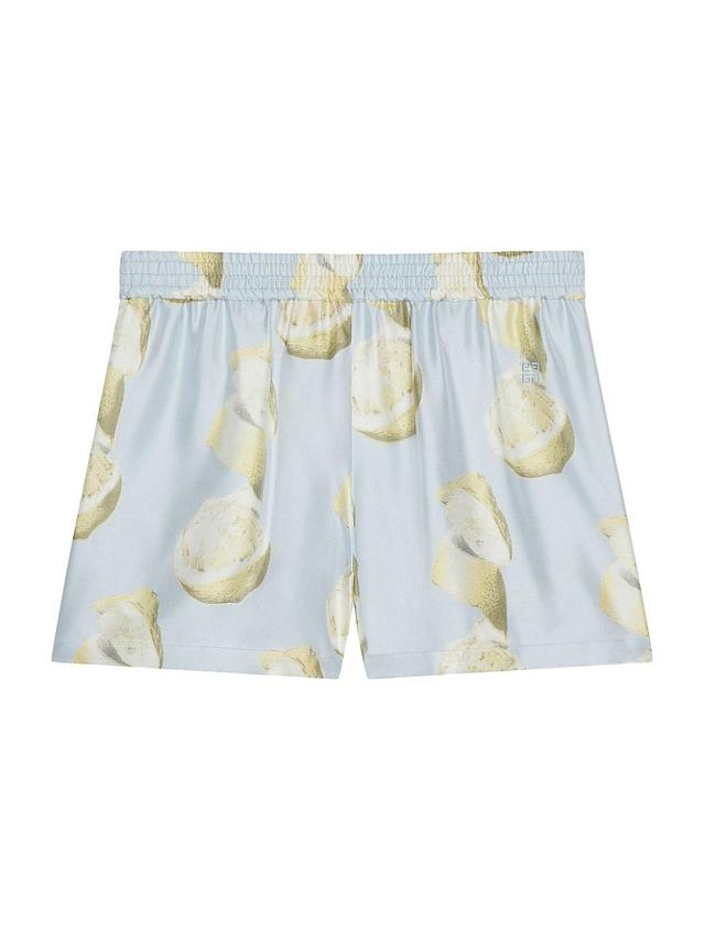 Womens Plage Printed Shorts in Silk Product Image