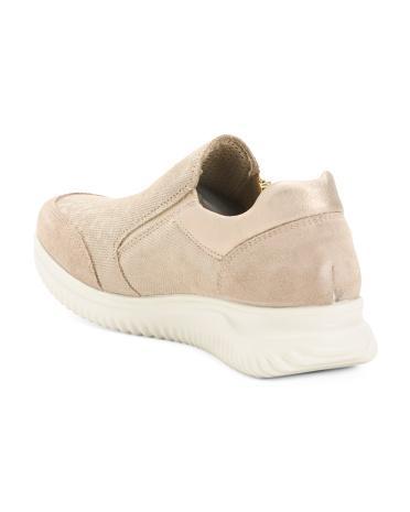 Suede Slip On Sneakers for Women | Man-Made Sole/Suede Product Image