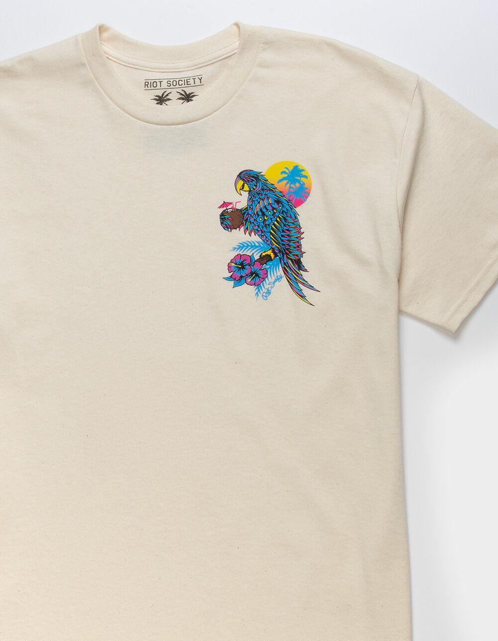 RIOT SOCIETY Parrot Paradise Mens Tee Product Image