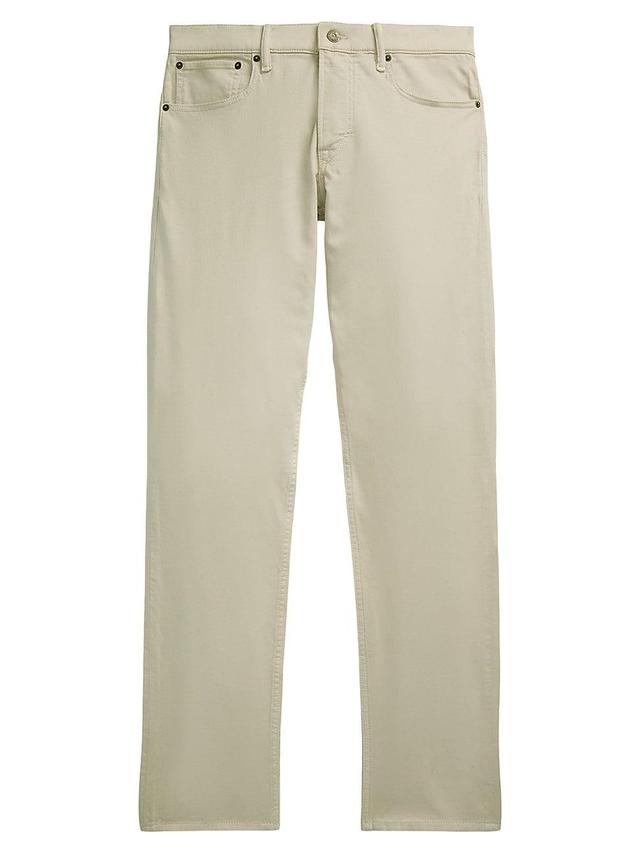 Mens Stretch Cotton Straight-Leg Pants Product Image