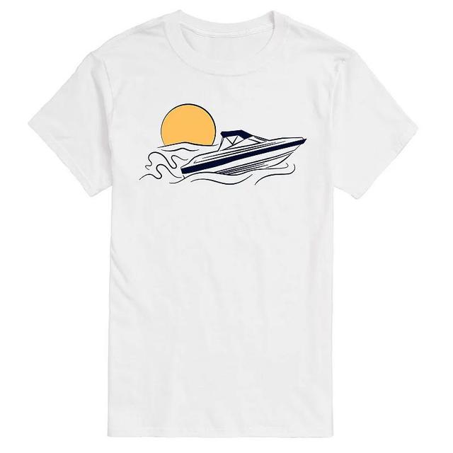 Mens Speed Boat Graphic Tee Product Image