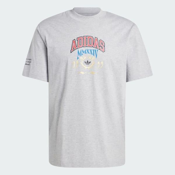 adidas VRCT 1 Tee White XS Mens Product Image