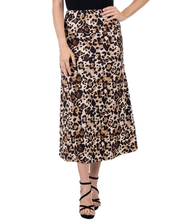 24seven Comfort Apparel Womens Print Maxi Skirt Product Image