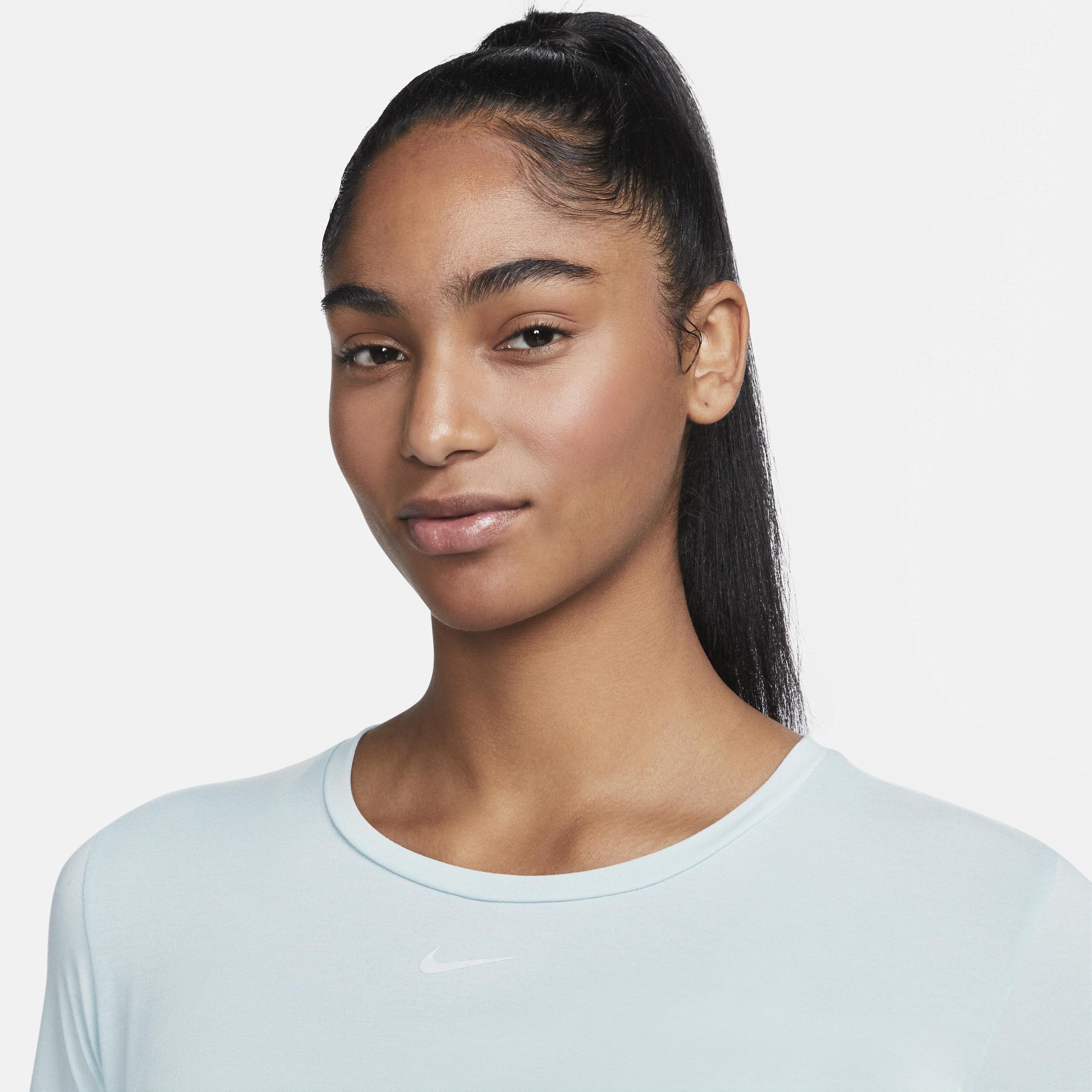 Nike Women's Dri-FIT One Luxe Twist Cropped Short-Sleeve Top Product Image