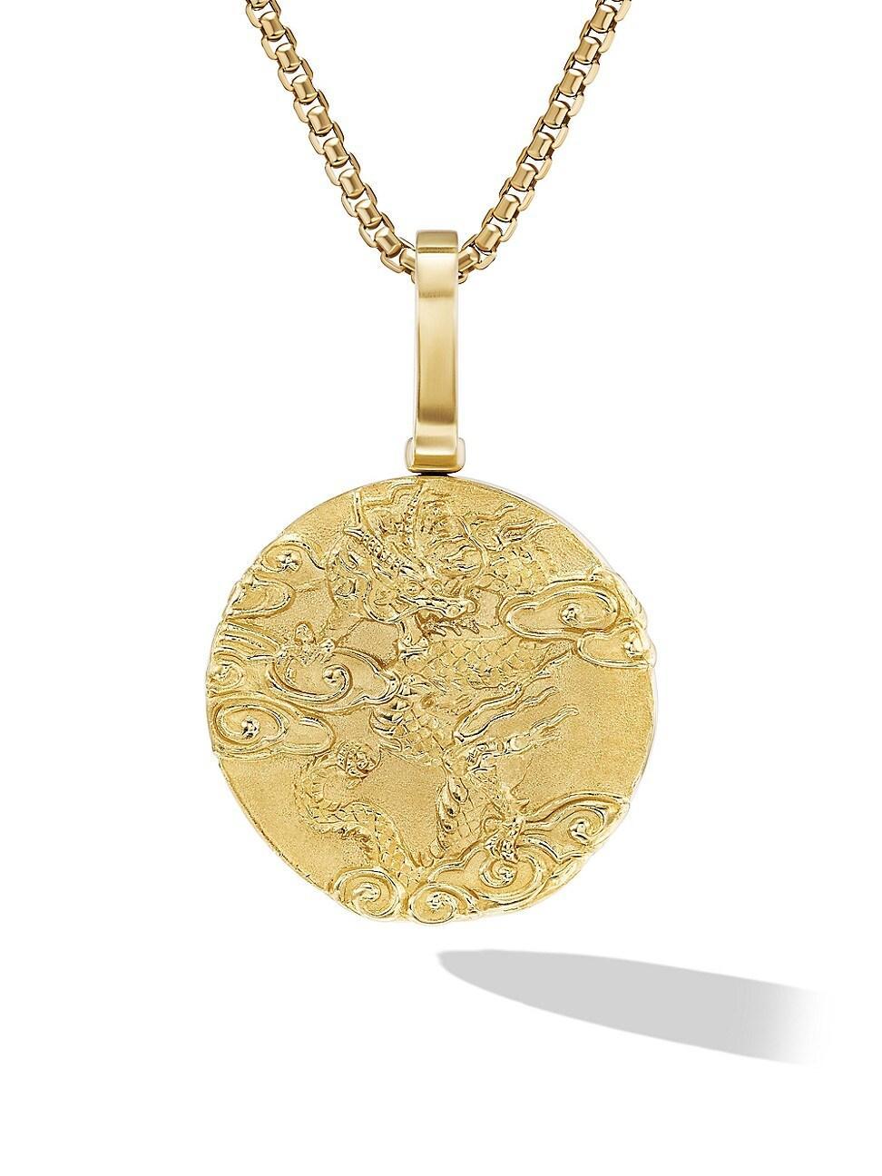 David Yurman Dragon Amulet in 18K Yellow Gold Product Image