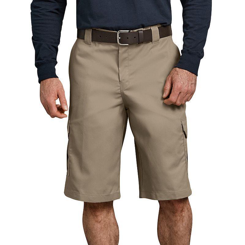 Mens Dickies FLEX Relaxed-Fit 13-inch Cargo Shorts Desert Brown Product Image