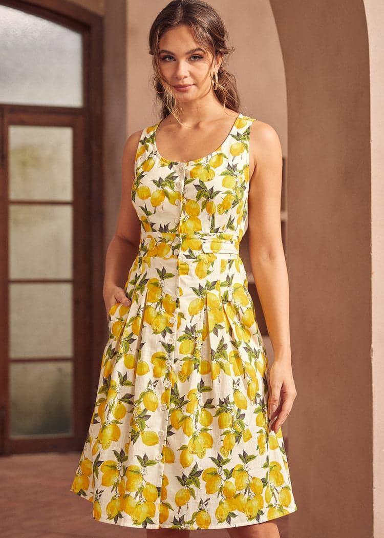 Seeking Out Sunshine Fit And Flare Dress Product Image