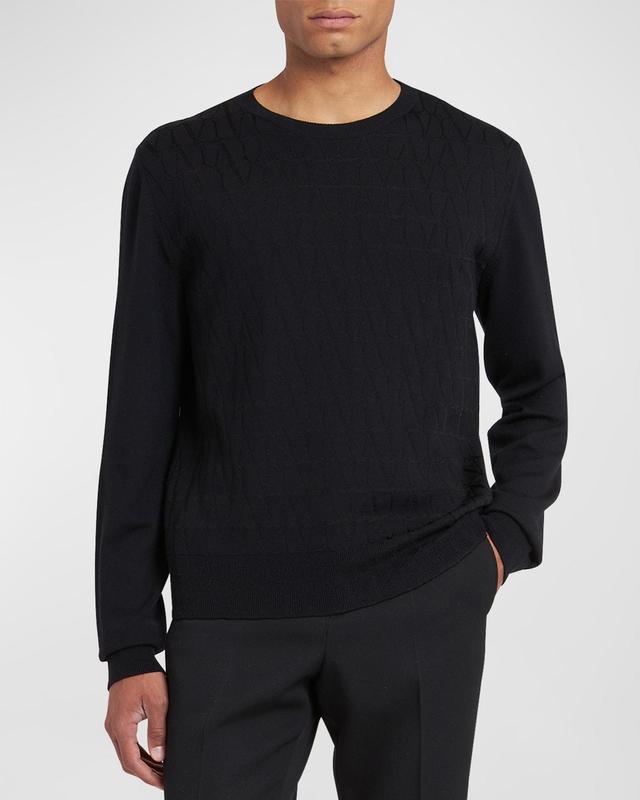 Mens Tonal Toile Icongraphe Wool Sweater Product Image