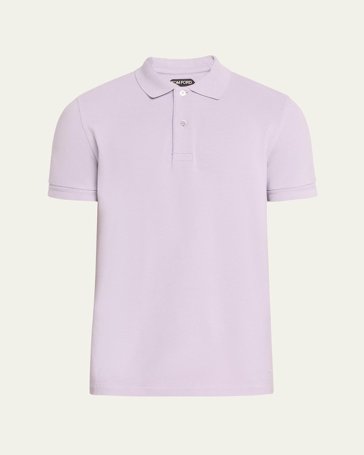 TOM FORD Short Sleeve Cotton Piqu Polo Product Image